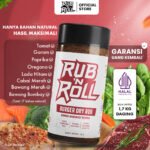 Burger Dry Rub (Bumbu Burger Untuk Marinasi) Rub N Roll - EBC Main