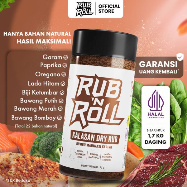 Kalasan Dry Rub (Bumbu Kalasan Untuk Marinasi) Rub N Roll - EBC Main