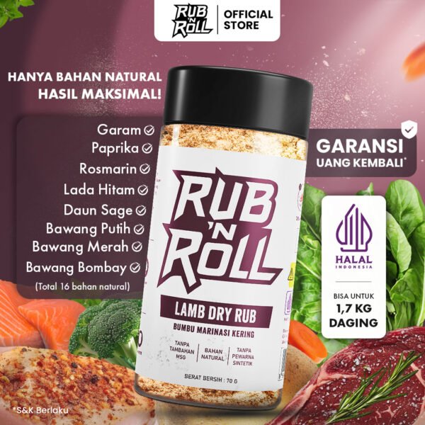 Lamb Dry Rub (Bumbu Marinasi Kambing) Rub N Roll - EBC Main