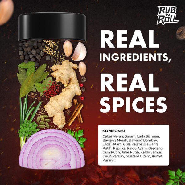 Mala Dry Rub (Bumbu Mala Untuk Marinasi) Rub N Roll – EBC Komposisi