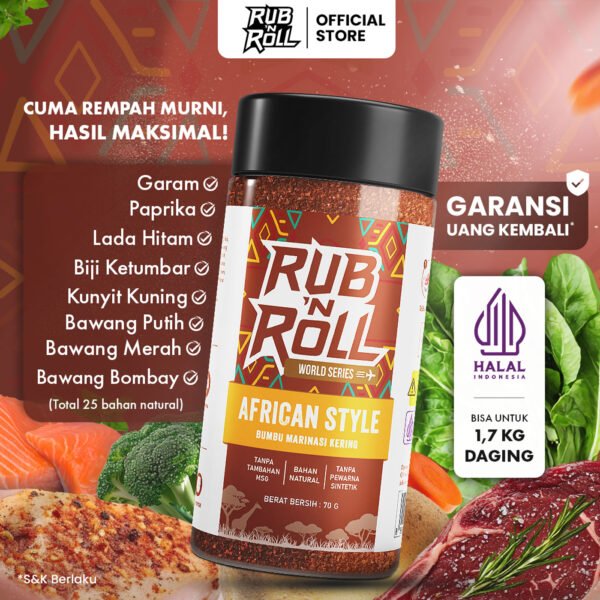 African Style Dry Rub (Bumbu Marinasi Ala Afrika) Rub N Roll – EBC Main
