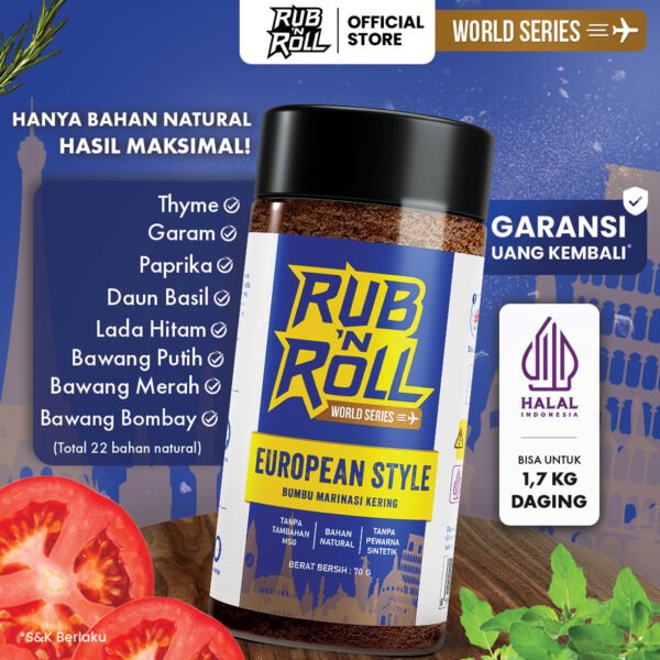 European Style Dry Rub (Bumbu Marinasi Ala Eropa) Rub N Roll – EBC Main