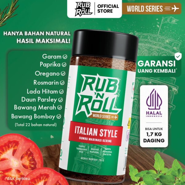 Italian Style Dry Rub (Bumbu Marinasi Ala Italia) Rub N Roll – EBC Main
