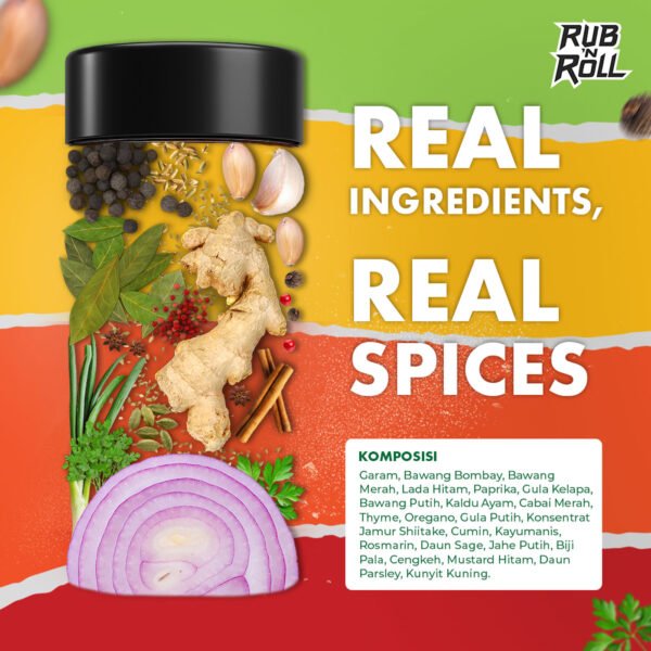 Jamaican Style Dry Rub (Bumbu Marinasi Ala Jamaika) Rub N Roll – EBC Komposisi