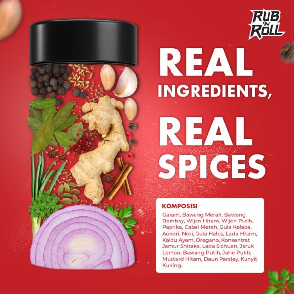 Japanese Style Dry Rub (Bumbu Marinasi Ala Jepang) Rub N Roll – EBC Komposisi