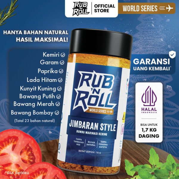 Jimbaran Style Dry Rub (Bumbu Marinasi Ala Jimbaran) Rub N Roll – EBC Main