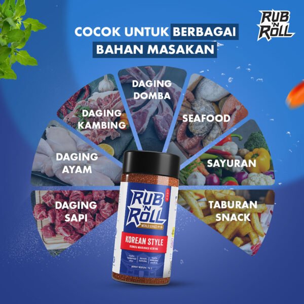 Korean Style Dry Rub (Bumbu Marinasi Ala Korea) Rub N Roll – EBC Cocok Untuk Berbagai Bahan