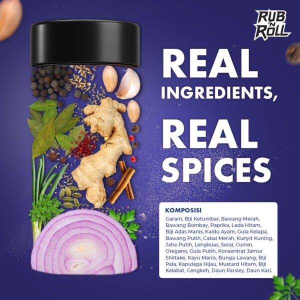 Malaysian Style Dry Rub (Bumbu Marinasi Ala Malaysia) Rub N Roll – EBC Komposisi