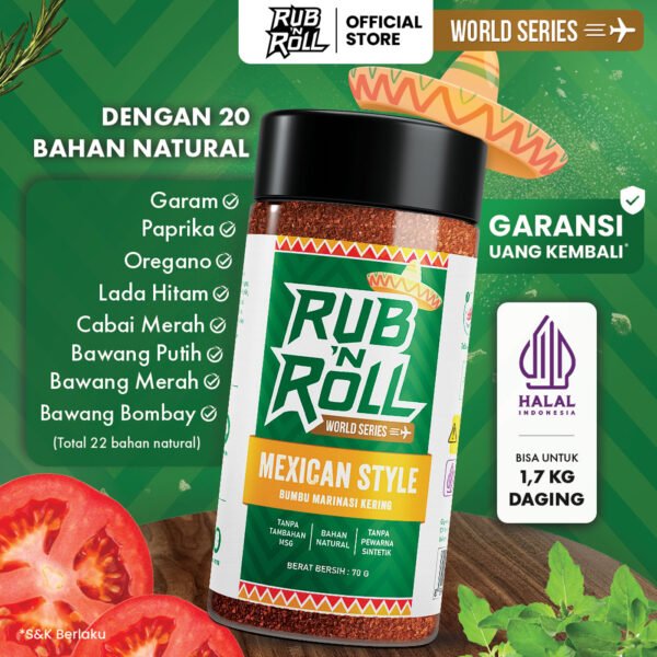 Mexican Style Dry Rub (Bumbu Marinasi Ala Meksiko) Rub N Roll – EBC Main
