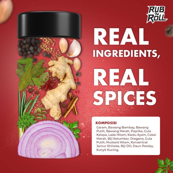 Montreal Style Dry Rub (Bumbu Marinasi Ala Montreal) Rub N Roll – EBC Komposisi