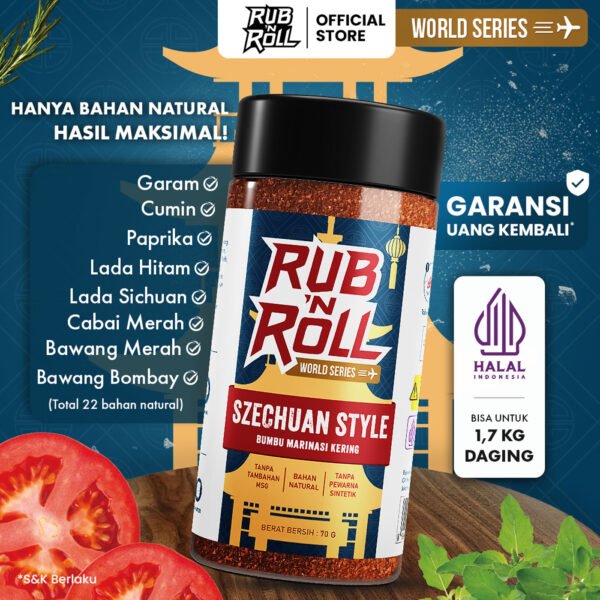 Szechuan Style Dry Rub (Bumbu Marinasi Ala Szechuan) Rub N Roll – EBC Main