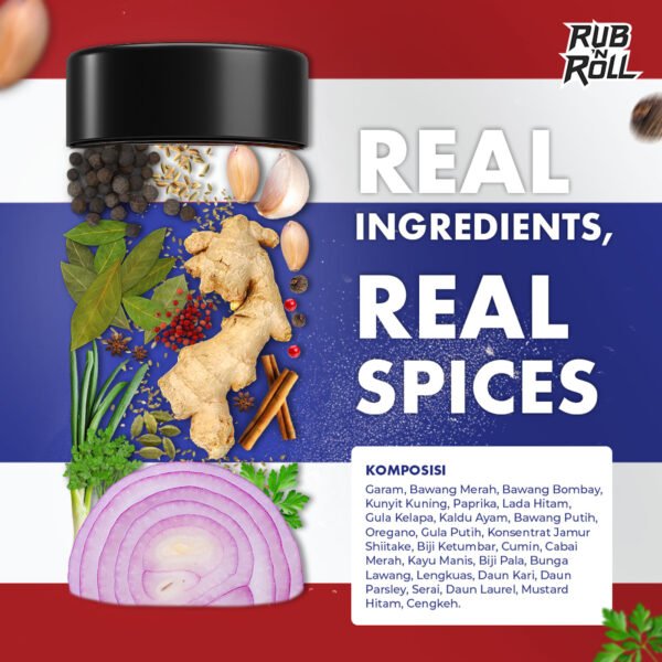 Thai Style Dry Rub (Bumbu Marinasi Ala Thailand) Rub N Roll – EBC Komposisi