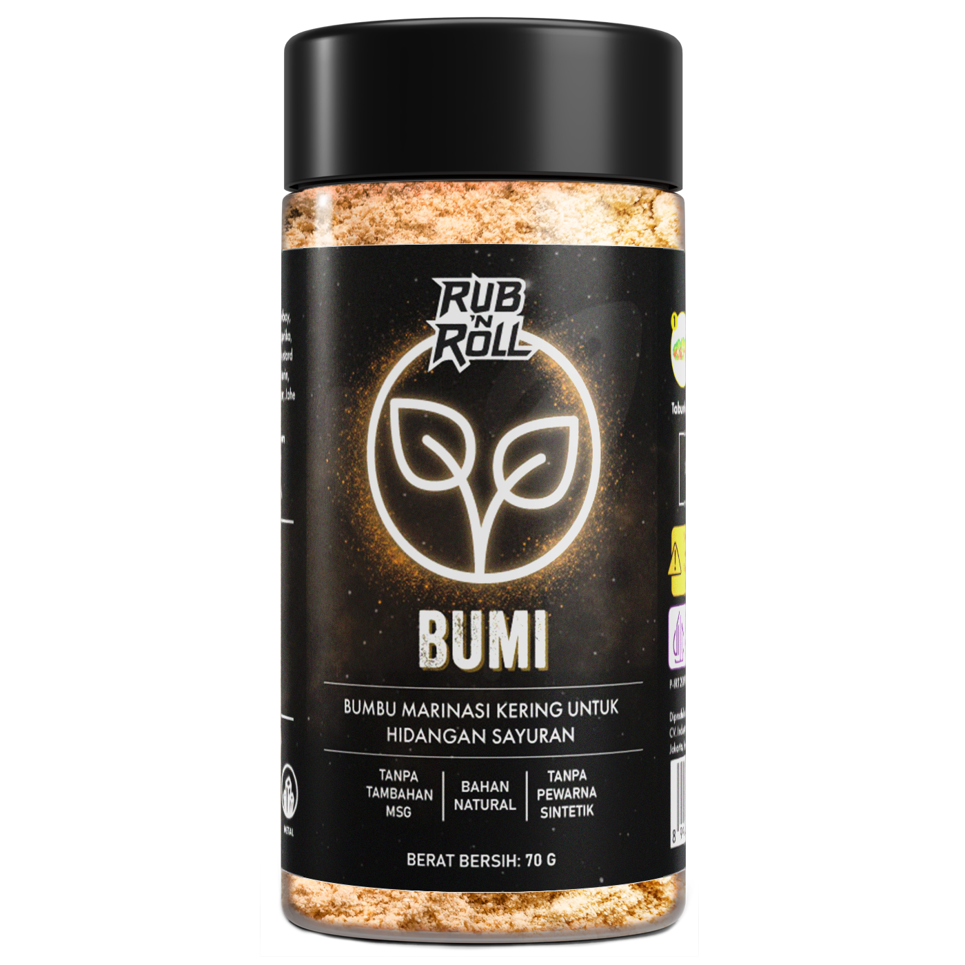 Earth Element Dry Rub for Vegetables (Bumbu Marinasi Elemen Bumi untuk Sayuran)