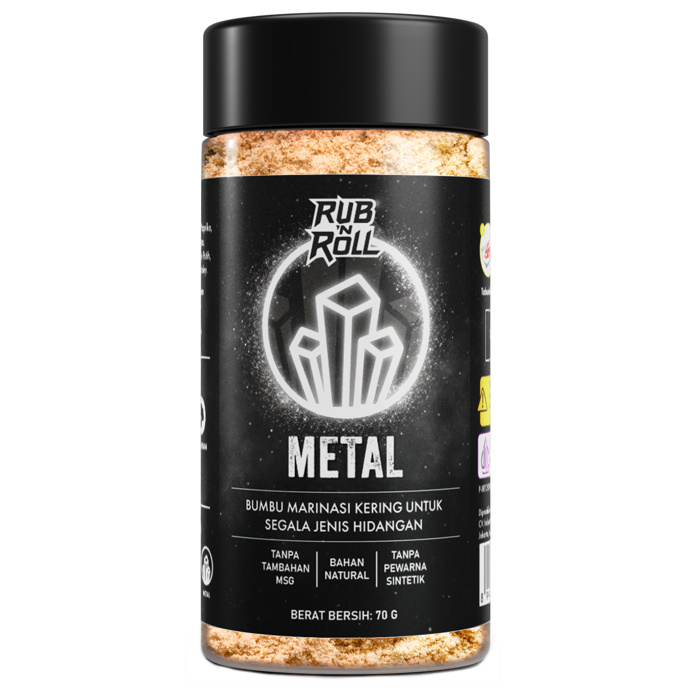Metal Element Dry Rub for All Types of Dishes (Bumbu Marinasi Elemen Metal untuk Segala Jenis Masakan)