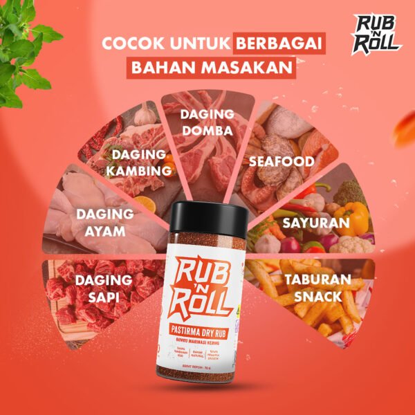 Pastirma Dry Rub (Bumbu Pastirma Untuk Marinasi) Rub N Roll - EBC Cocok Untuk Berbagai Bahan