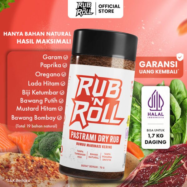 Pastrami Dry Rub (Bumbu Pastrami Untuk Marinasi) Rub N Roll - EBC Main