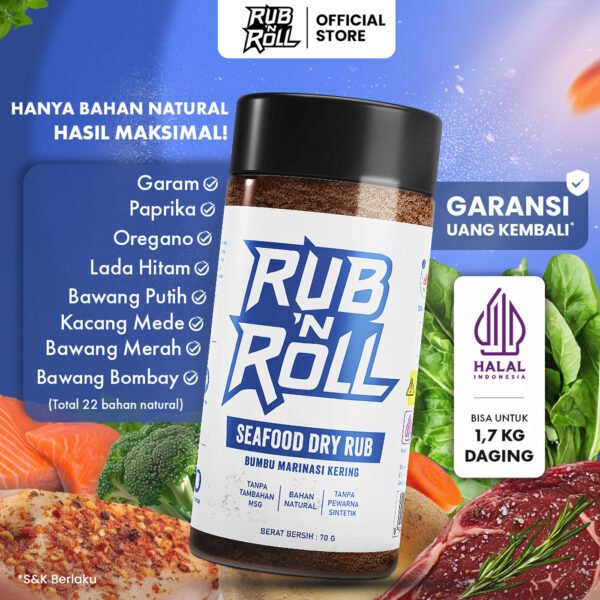 Seafood Dry Rub (Bumbu Marinasi Seafood) Rub N Roll - EBC Main
