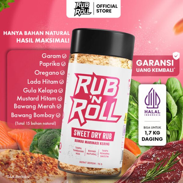 Sweet Dry Rub (Bumbu Marinasi Manis) Rub N Roll - EBC Main